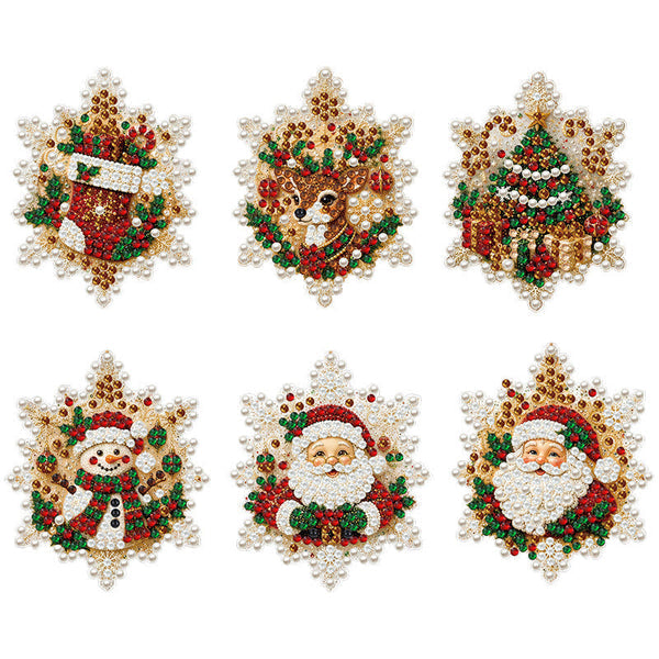 🎄 Korlátozott ideig 55% kedvezmény 🎄 Karácsonyi DIY festhető lógó dísz szett 💎