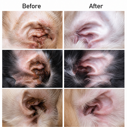 Gentle Pet Ear Wash | Odor-Free Cleaning for Dogs & Cats