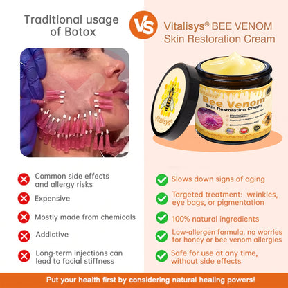 𝐕𝐢𝐭𝐚𝐥𝐢𝐬𝐲𝐬®🍇 Bee venom Pro Comprehensive Cream —Tightening for Skin Types 🔥