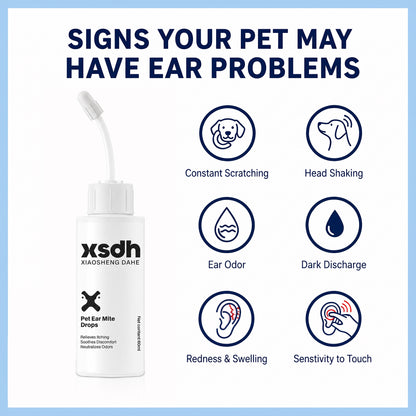 Gentle Pet Ear Wash | Odor-Free Cleaning for Dogs & Cats
