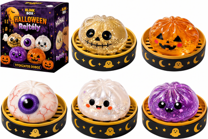 PKNEW® 70% KEDVEZMÉNY MA 🎃 Halloweeni titokdoboz antistressz gombóccal 💎