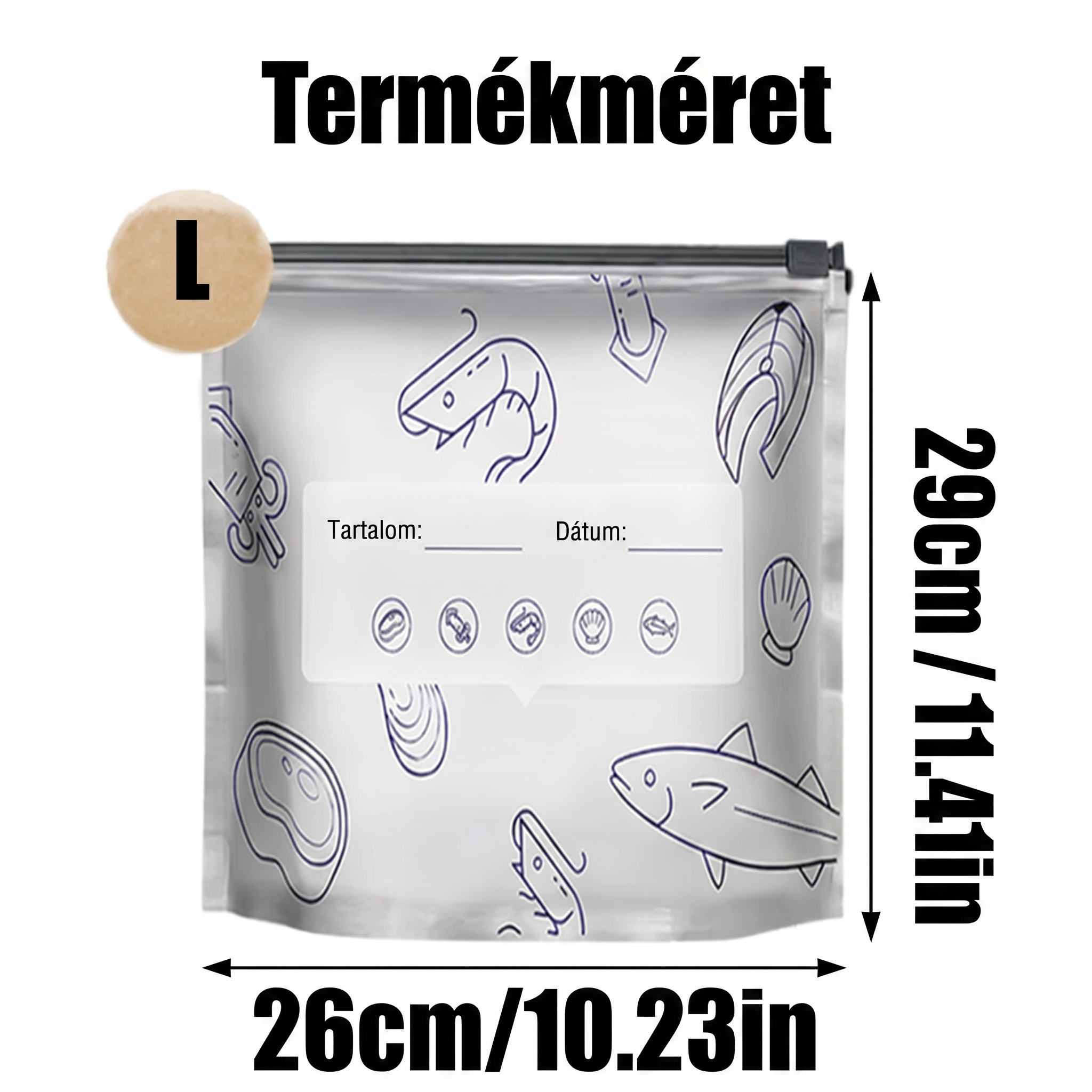 LIMITÁLT AKCIÓ: 70% KEDVEZMÉNY! 🍗 🥦 Újrahasználható, lezárható alufólia tároló tasakok 💎