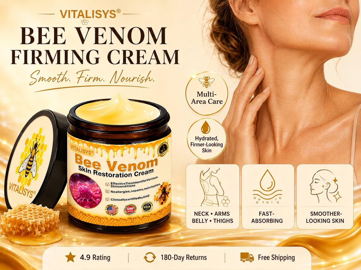𝐕𝐢𝐭𝐚𝐥𝐢𝐬𝐲𝐬®🍇 Bee venom Pro Comprehensive Cream —Tightening for Skin Types 🔥