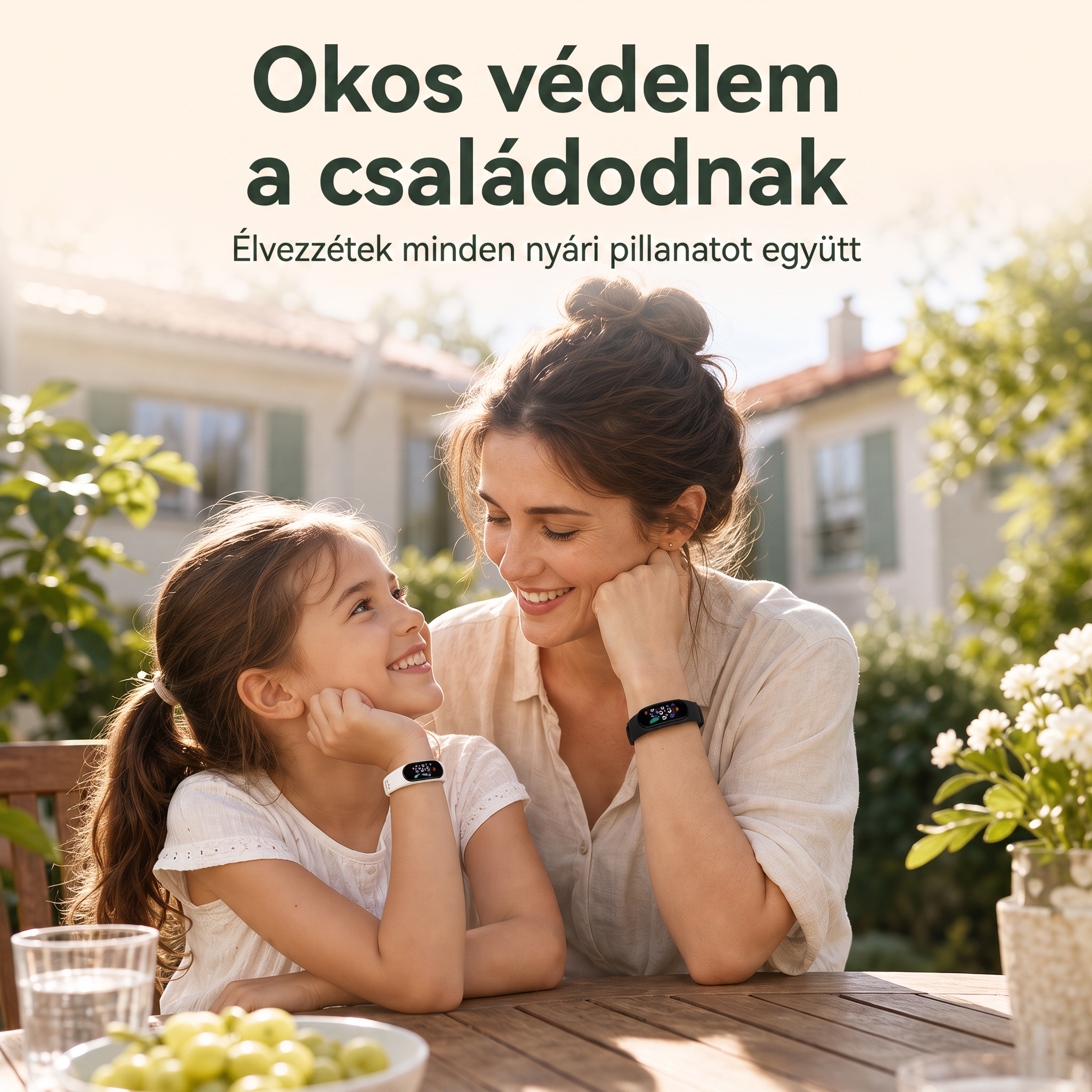 PKNEW® Intelligens ultrahangos szúnyogriasztó karkötő – 3 intelligens üzemmód, digitális kijelző és akár 7 napos üzemidő egyetlen feltöltéssel ⚡ Kerthöz, utazáshoz, kempingezéshez és a kellemes nyári estékhez 🌿