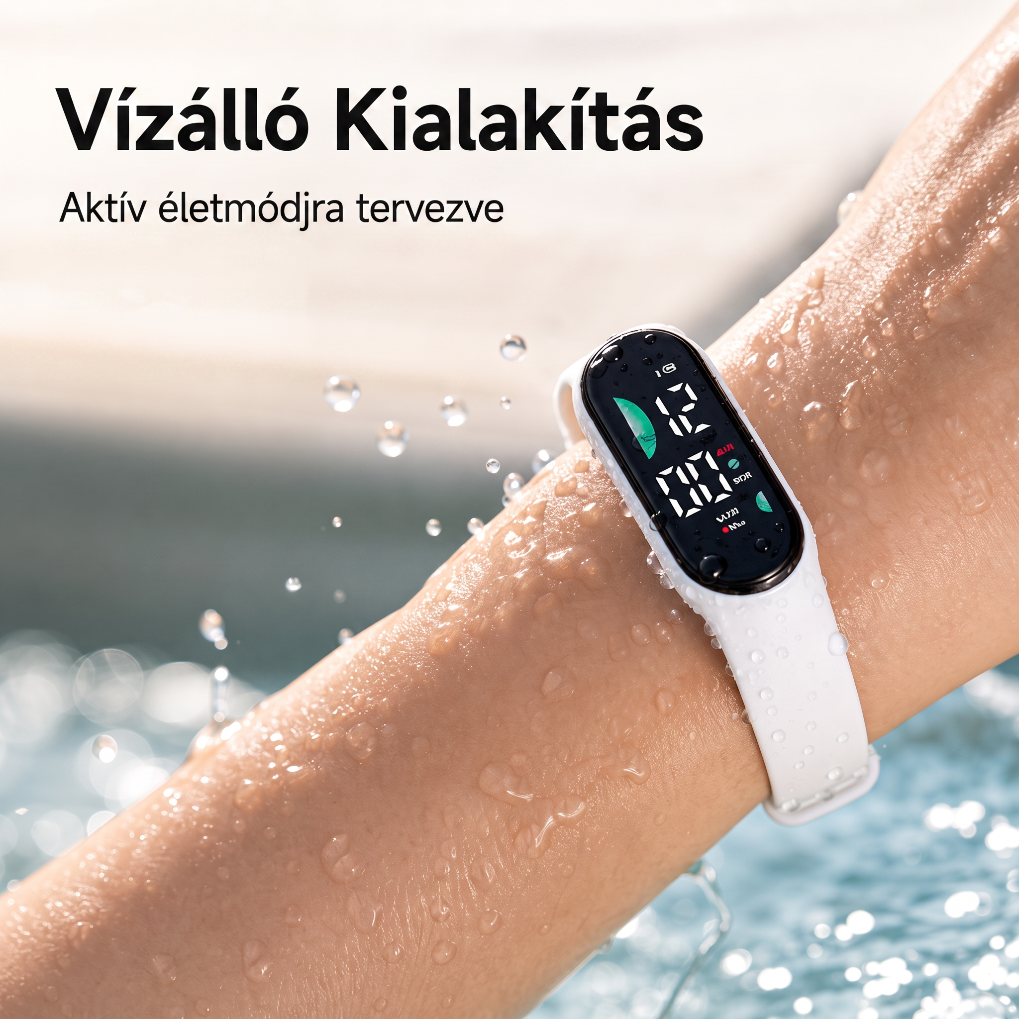 PKNEW® Intelligens ultrahangos szúnyogriasztó karkötő – 3 intelligens üzemmód, digitális kijelző és akár 7 napos üzemidő egyetlen feltöltéssel ⚡ Kerthöz, utazáshoz, kempingezéshez és a kellemes nyári estékhez 🌿