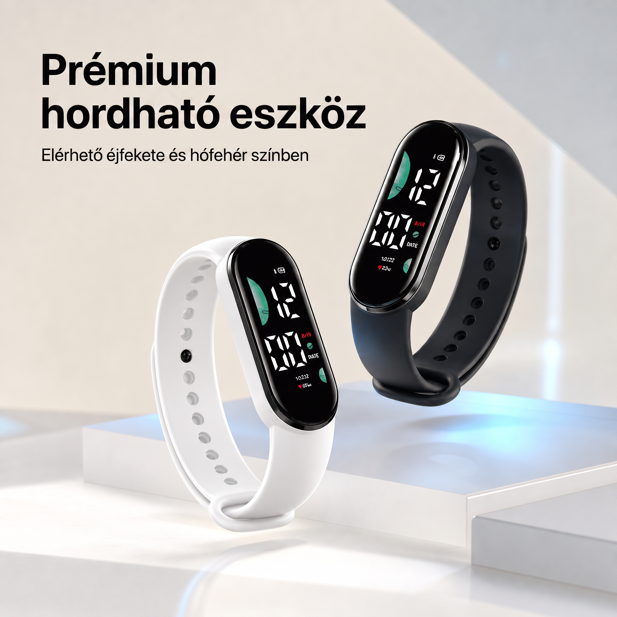 PKNEW® Intelligens ultrahangos szúnyogriasztó karkötő – 3 intelligens üzemmód, digitális kijelző és akár 7 napos üzemidő egyetlen feltöltéssel ⚡ Kerthöz, utazáshoz, kempingezéshez és a kellemes nyári estékhez 🌿