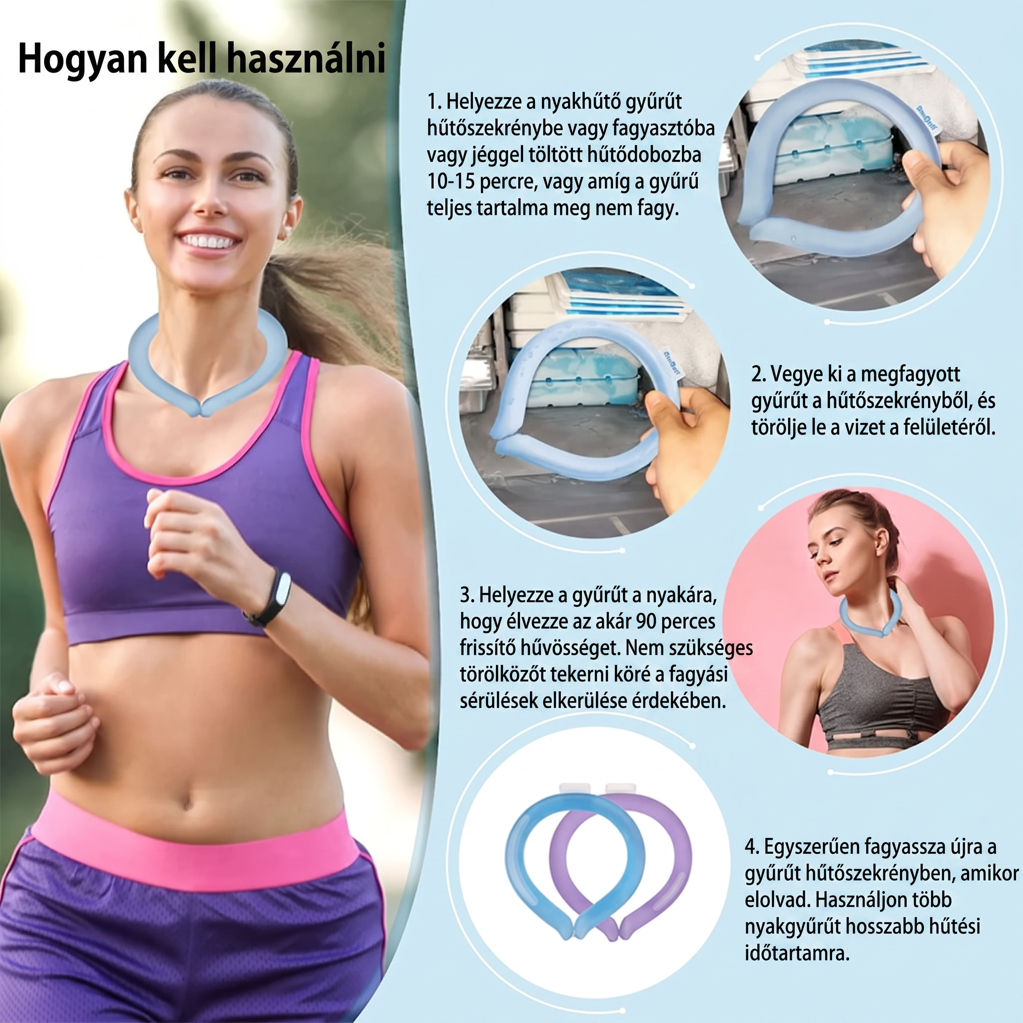 PKNEW® Újrafelhasználható nyakhűtő tubus 💧