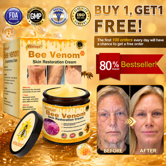 𝐕𝐢𝐭𝐚𝐥𝐢𝐬𝐲𝐬®🍇 Bee venom Pro Comprehensive Cream —Tightening for Skin Types 🔥
