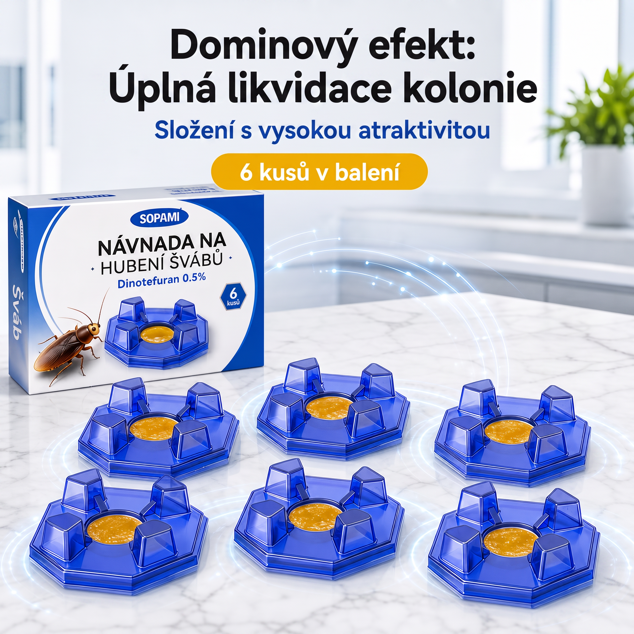 PKNEW® 🪳 Intelligens csótányirtó csalétek állomás láncreakciós hatással 🛡️ – eléri a rejtett fészkeket is, segít kiirtani az egész kolóniát, és akár 2 évig védi az otthont 💎