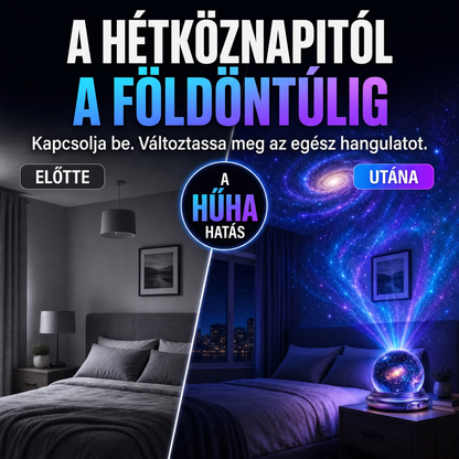 PKNEW® 🔮 Éjszakai Fény Projektor | NEXT-GEN SMART PROJECTION HD Smart Dynamic 5D Holografikus Éjszakai Fény Projektor