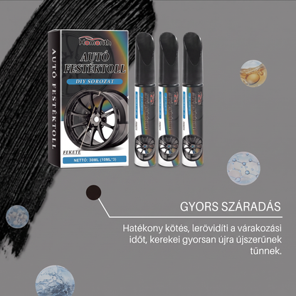 🔥 2026 FORRÓ AKCIÓ 🥳 💞 50K+ ELADVA! 🛠️ 🚗 50% KEDVEZMÉNY! PKNEW® Varázslatos Autókarcolás-javító Toll – Javítsd ki a felnikarcokat percek alatt. Tartós, cseppmentes formula. Átlátszó lakkal együtt. ✨ 🔧