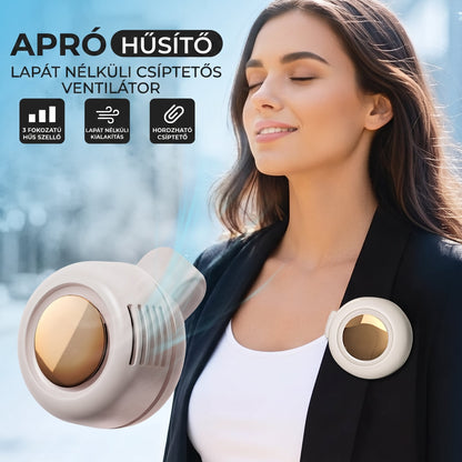 🔥🔥PKNEW® Hordozható Mini Lapátnélküli Csíptethető Ventilátor