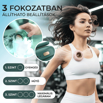 🔥🔥PKNEW® Hordozható Mini Lapátnélküli Csíptethető Ventilátor