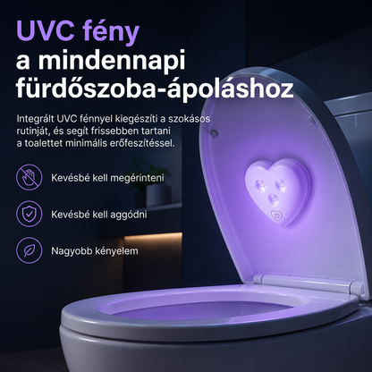 LEFUN® Okos UVC WC-világítás 🚽 – automatikus érzékelő, érintésmentes működés és USB-C töltés 💎