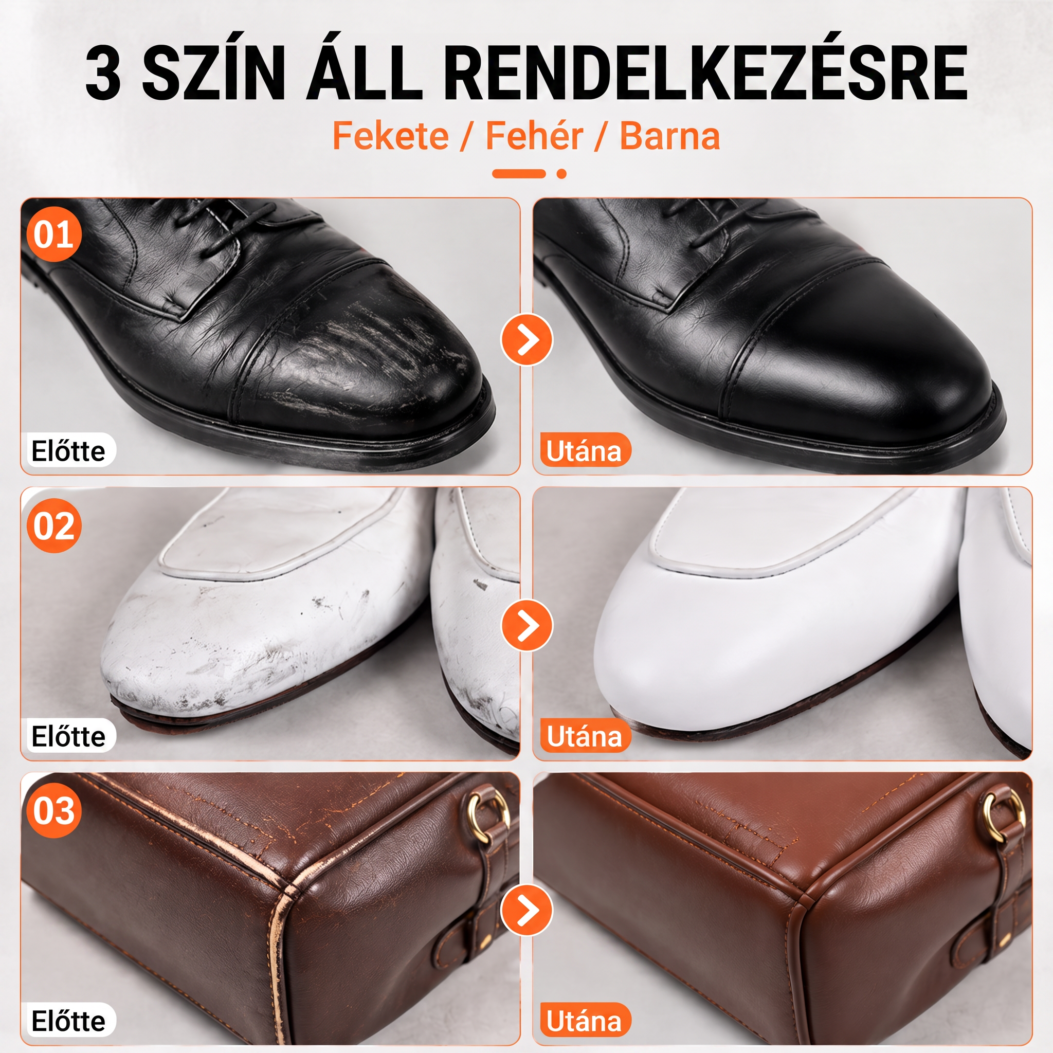 PKNEW®🎨 Intenzív bőrfesték-megújító balzsam✨ – Élénkíti a fakó megjelenést, egységesíti a színt, és segít elfedni a kopásokat cipőkön, kanapékon, táskákon és autósüléseken 💕