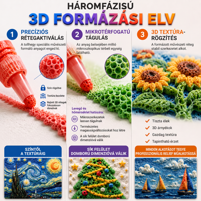 Spóroljon 50%-ot a mai rendeléssel 丨 𝐏𝐊𝐍𝐄𝐖® 3D domborműves művész toll – 🎨 Változtassa a sík rajzokat tapintható 3D művészetté 💖