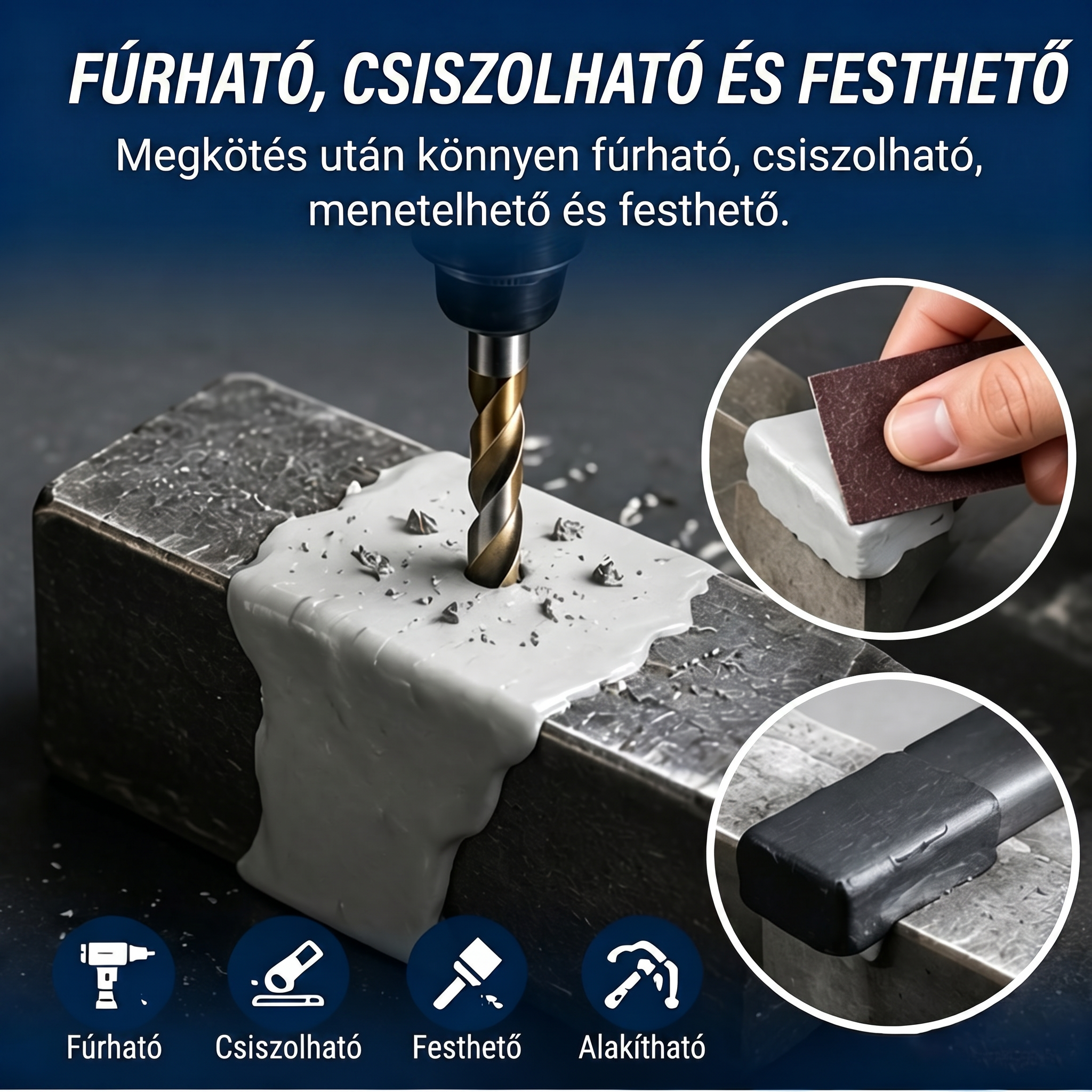 🏠 𝐏𝐊𝐍𝐄𝐖® Acélerősítésű epoxi javítógitt🔥🔥