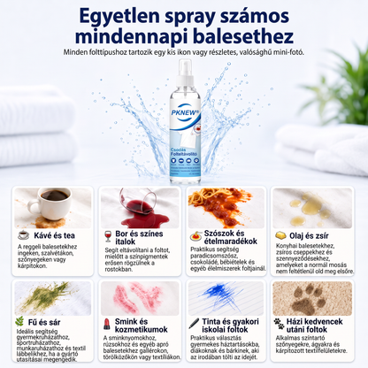 PKNEW® Ekologický víceúčelový odstraňovač skvrn v spreji 💧 – Rychle působící hloubkový čistič bez dráždivých chemikálií 💖