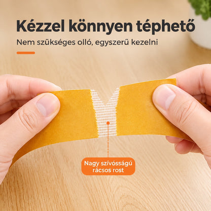 🔥🔥PKNEW® Nagy teherbírású kétoldalas ragasztószalag🍇, erős tapadás, vízálló és eltávolítható, nyom nélkül, ideális szőnyeghez, tapétához, lufikhoz és otthoni használatra 🔥
