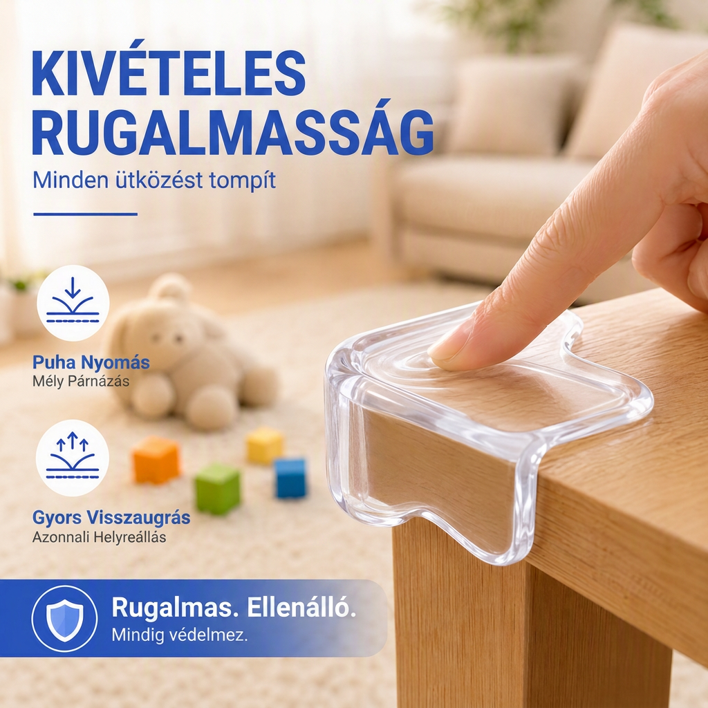 Átlátszó sarokvédők gyerekeknek 💥 – Ütésálló és szinte láthatatlan 💎