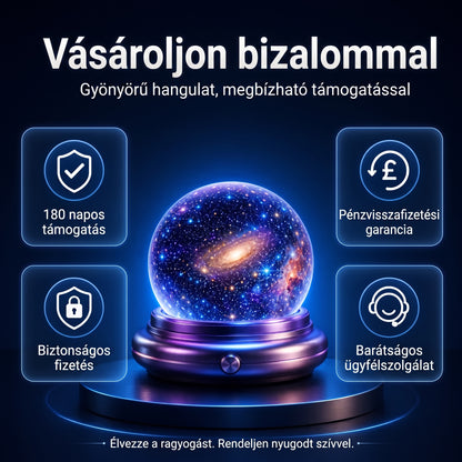 PKNEW® 🔮 Éjszakai Fény Projektor | NEXT-GEN SMART PROJECTION HD Smart Dynamic 5D Holografikus Éjszakai Fény Projektor