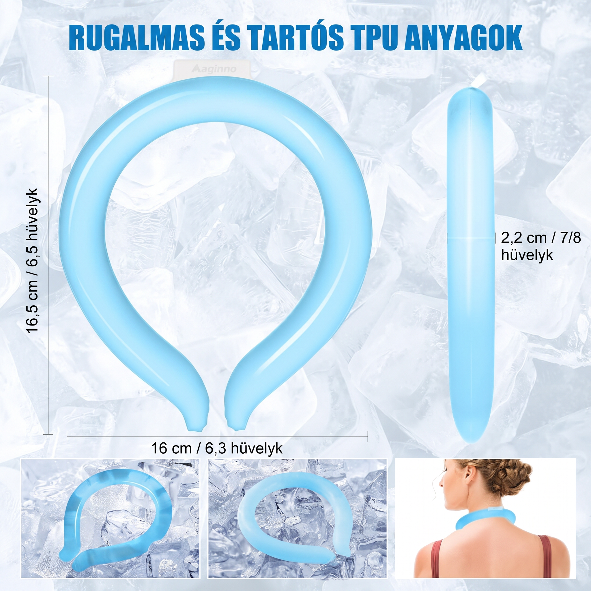 PKNEW® Újrafelhasználható nyakhűtő tubus 💧
