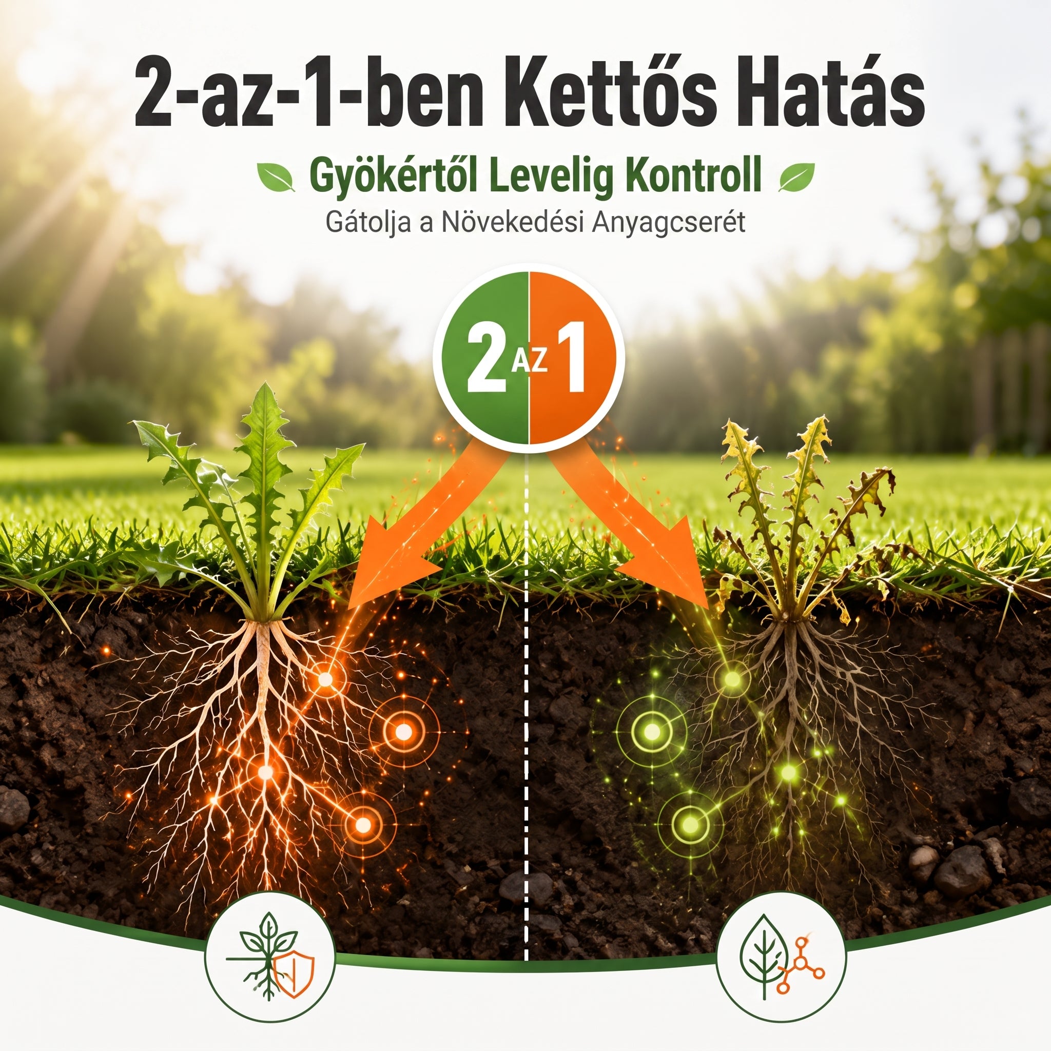 PKNEW® 2 az 1-ben Max Power granulált gyomirtó készítmény 👑 – látható hatás már 6 óra után, könnyen feloldható vízben, és célzottan alkalmazható fugákhoz, ösvényekhez, kerítésekhez és kavicsos felületekhez 💎