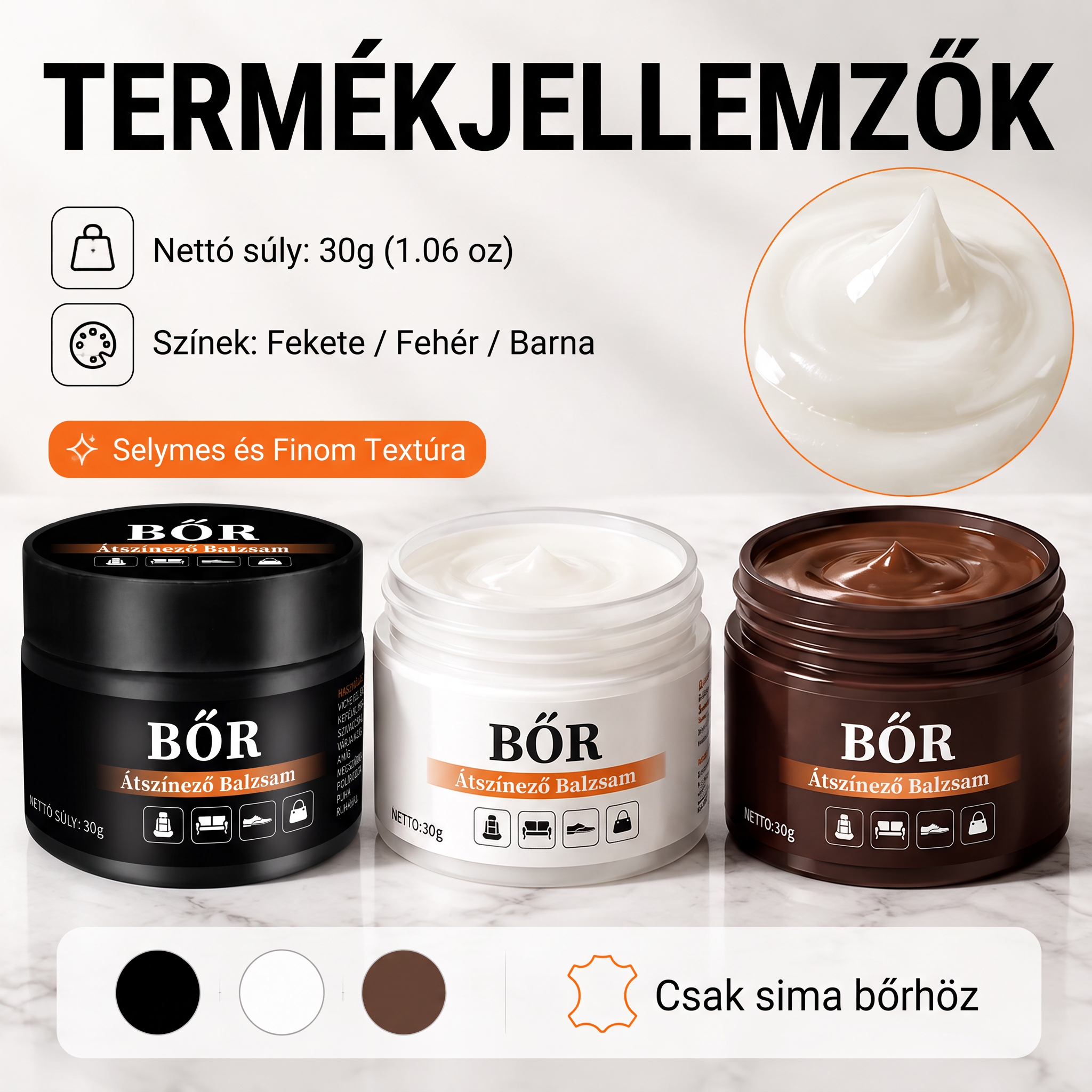PKNEW®🎨 Intenzív bőrfesték-megújító balzsam✨ – Élénkíti a fakó megjelenést, egységesíti a színt, és segít elfedni a kopásokat cipőkön, kanapékon, táskákon és autósüléseken 💕