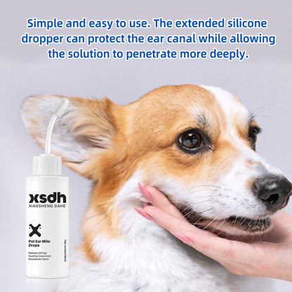 Gentle Pet Ear Wash | Odor-Free Cleaning for Dogs & Cats