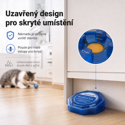 PKNEW® 🪳 Intelligens csótányirtó csalétek állomás láncreakciós hatással 🛡️ – eléri a rejtett fészkeket is, segít kiirtani az egész kolóniát, és akár 2 évig védi az otthont 💎