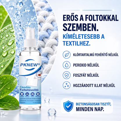 PKNEW® Ekologický víceúčelový odstraňovač skvrn v spreji 💧 – Rychle působící hloubkový čistič bez dráždivých chemikálií 💖