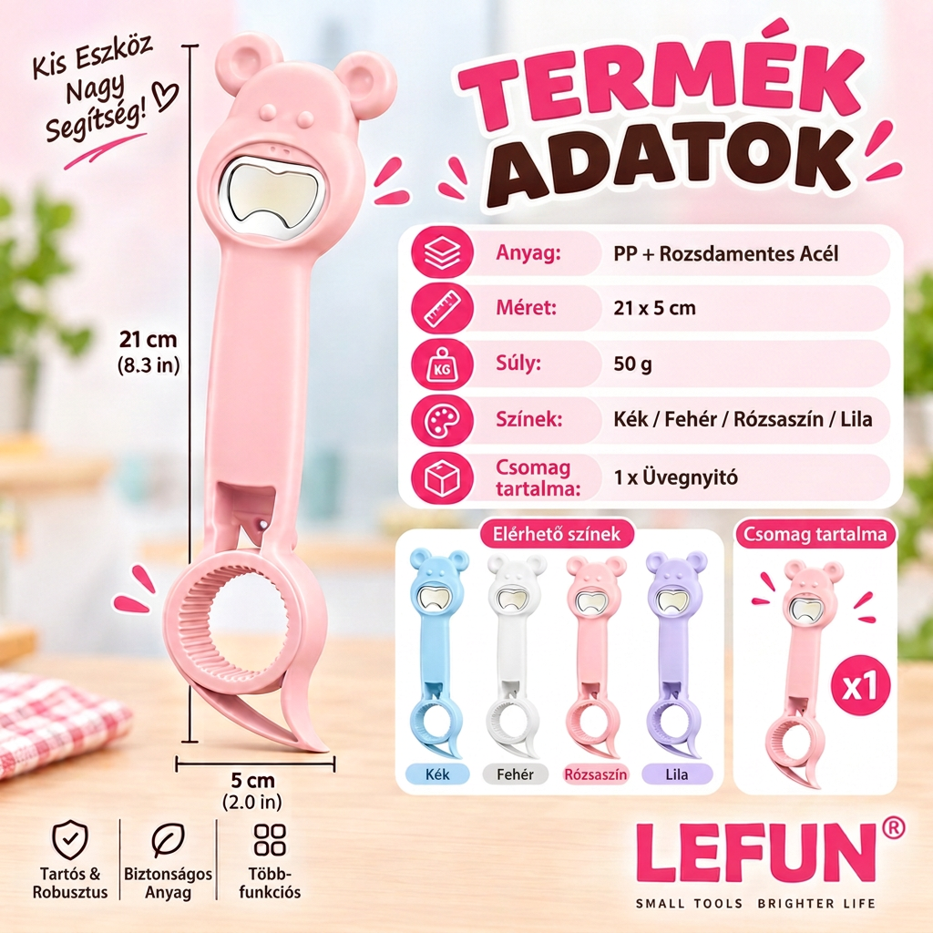 LEFUN® 4 az 1-ben nyitó 👑 – Nyisson ki minden fedelet felesleges erőlködés nélkül 💎