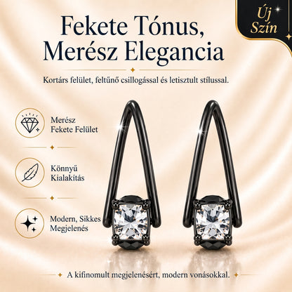 🔥🔥 MA 90% KEDVEZMÉNY: 1 karátos „Táncoló” Moissanite fülbevaló – kényelem és csillogás, amit megérdemelsz! 💖