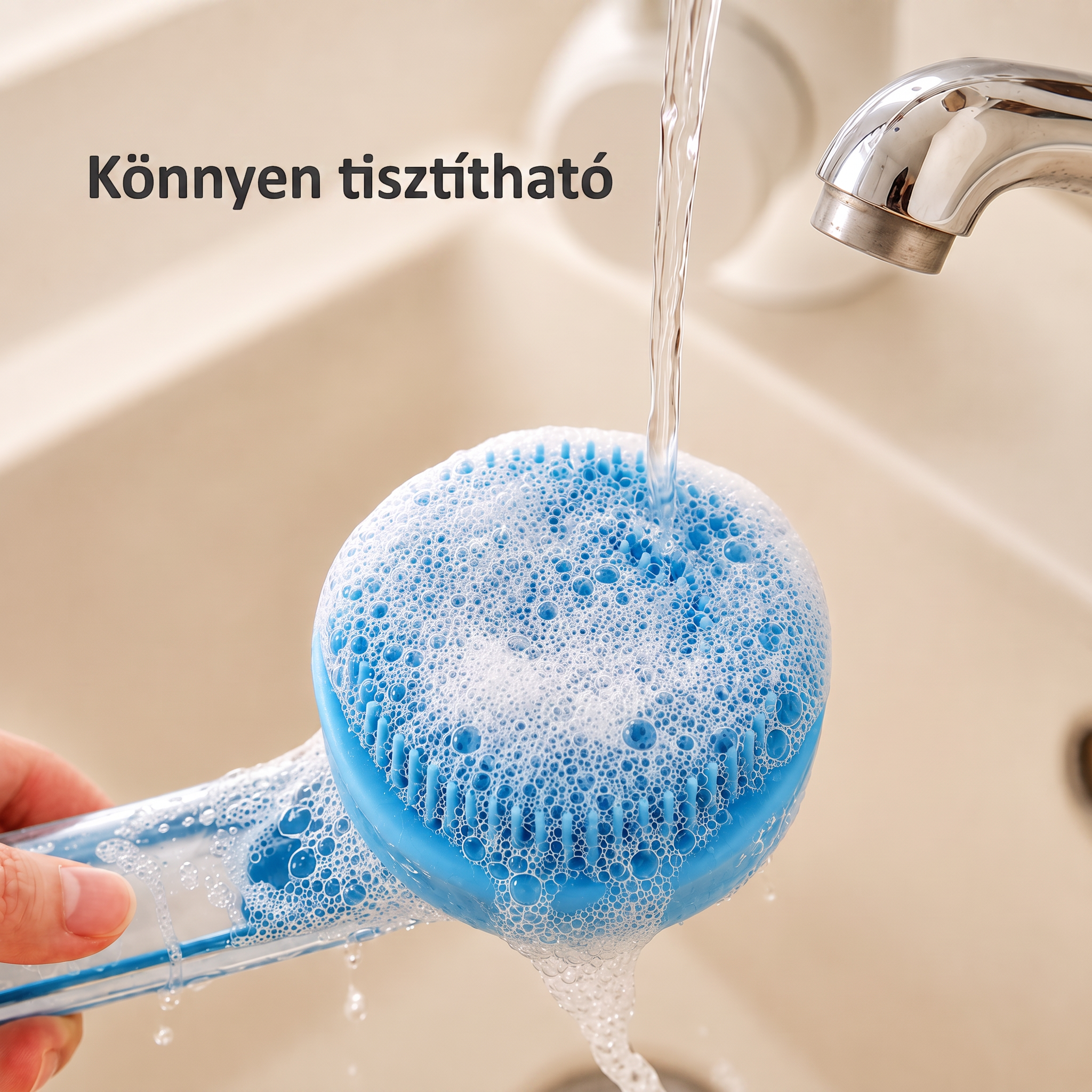 PKNEW® 🐕 2 az 1-ben fürdető kefe samponadagolóval – Puha szilikon kefe kutyák és macskák szőrápolásához 💎