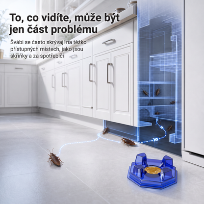 PKNEW® 🪳 Intelligens csótányirtó csalétek állomás láncreakciós hatással 🛡️ – eléri a rejtett fészkeket is, segít kiirtani az egész kolóniát, és akár 2 évig védi az otthont 💎
