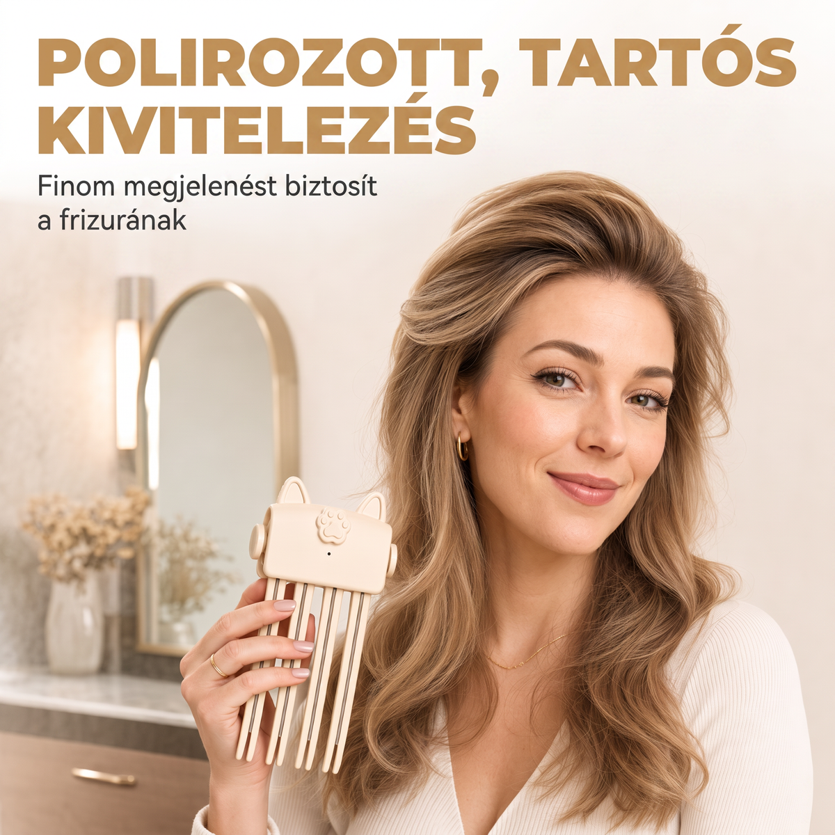 🎉 Több mint 48 ezer eladott darab 💇 Vezeték nélküli, fűthető hajcsat a hajtő megemelésére, hordozható hajformázó eszköz utazáshoz, vékony és lapos szálú hajra