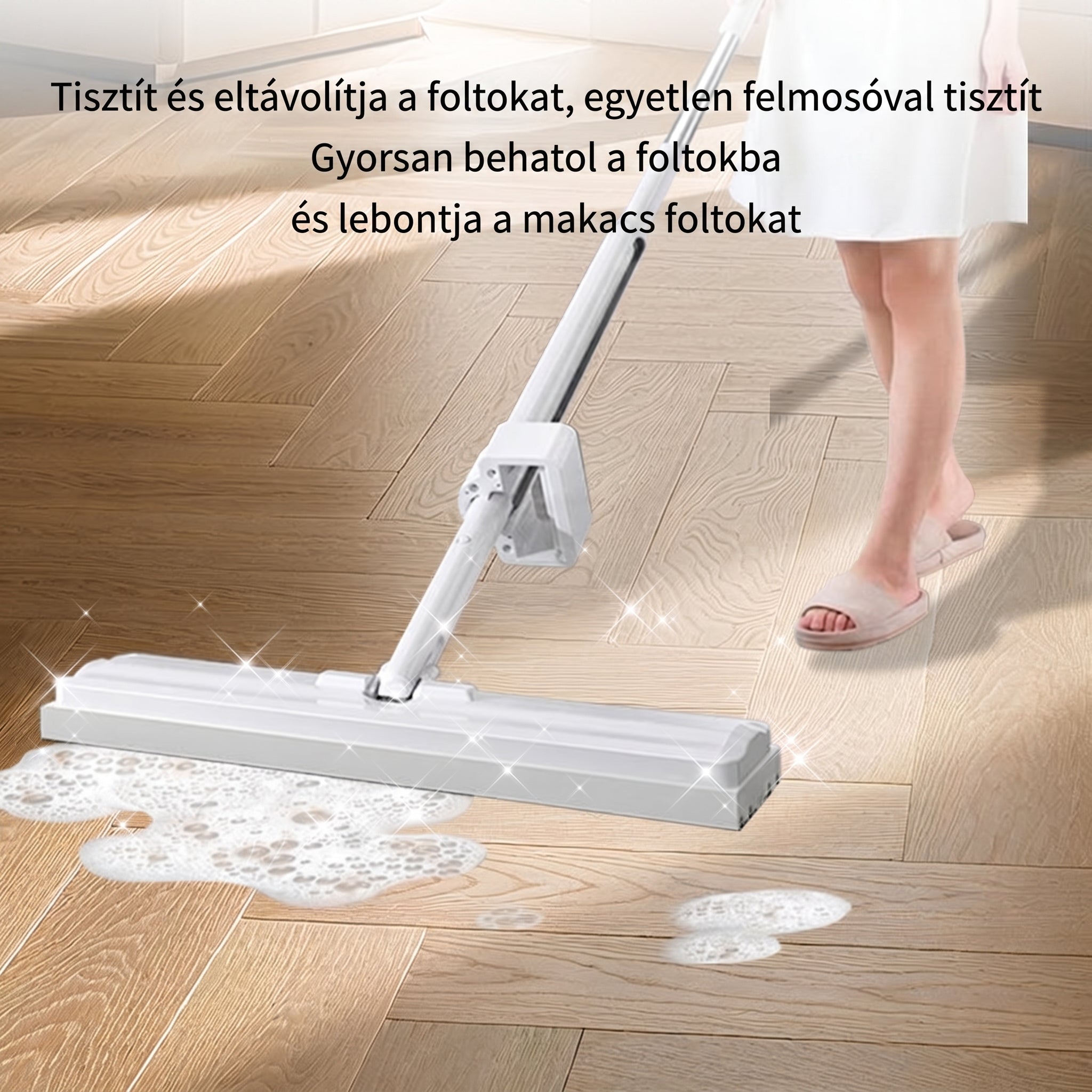 PKNEW®🫧 Padlótisztító Tabletták💧 – Többfelületű tisztítószer keményfához, laminált padlóhoz, csempe- és lakóautó-falakhoz. Antibakteriális, szagtalanító és ápoló hatás 💎