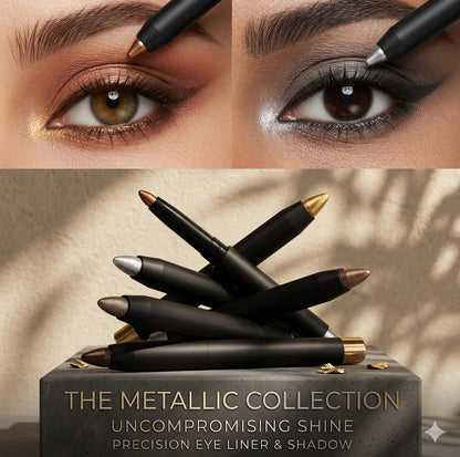 Cream Eyeshadow Stick Pencil | 9-Color Waterproof Shimmer Glitter & Matte Neutral Brown Eyeshadow Crayon