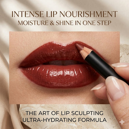 Plumping Lip Gloss & Liner Duo | Precision 3D Lip Contour Pencil Pack, Long-Wear Fresh Shine