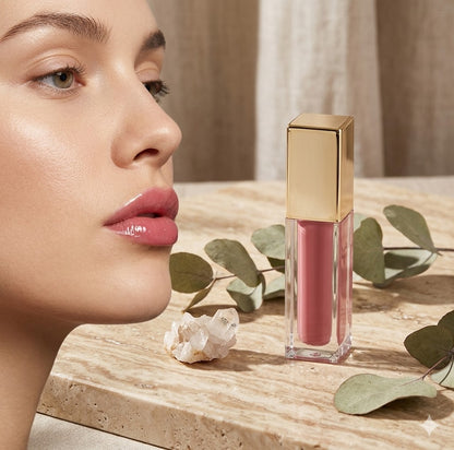 Plumping Mirror Lip Gloss | Hydrating Water-Glow Lip Tint, Waterproof & Long-Lasting Lip Makeup for Women