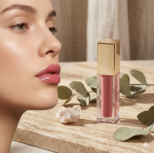 Plumping Mirror Lip Gloss | Hydrating Water-Glow Lip Tint, Waterproof & Long-Lasting Lip Makeup for Women