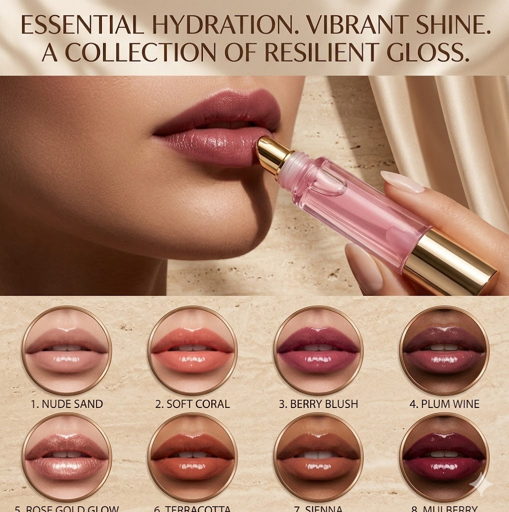 Tinted Lip Butter Balm | Hydrating Vanilla Lip Mask & Conditioning Lip Treatment for Instant Moisture & Shine